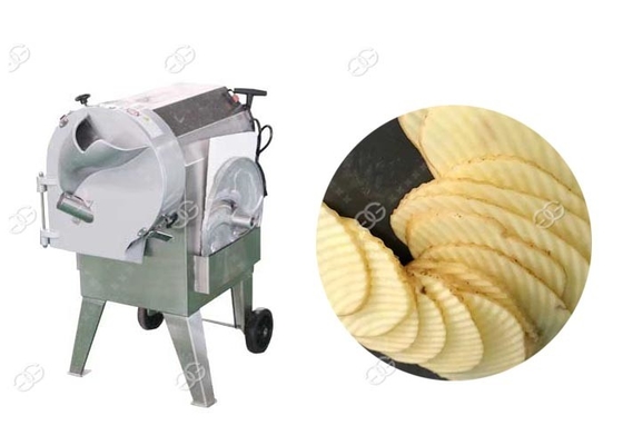 China Gewölbtes Gurken-und Kartoffel-Schneidmaschinen-Maschinen-Windungs-Chip-einfache Änderungs-Blatt Henan GELGOOG fournisseur