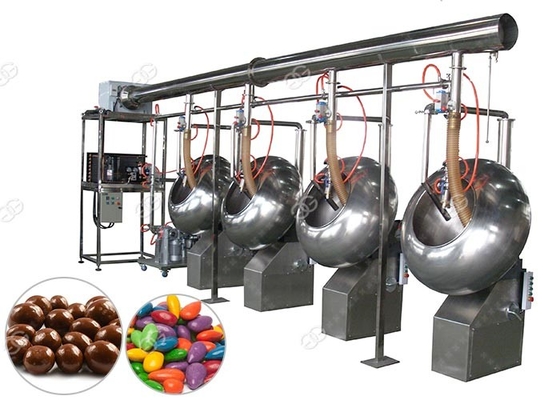 China BESCHICHTUNGS-Maschinen-Durchmesser 40-150 cm der automatischen Schokoladen-SS304 Polier fournisseur