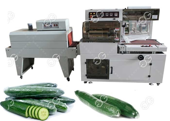 China Industrielle Nahrungsmittelverpackungsmaschine L Stangen-Gurken-Psychiaters-Verpackungs-Maschine mit photoelektrischer Entdeckung fournisseur