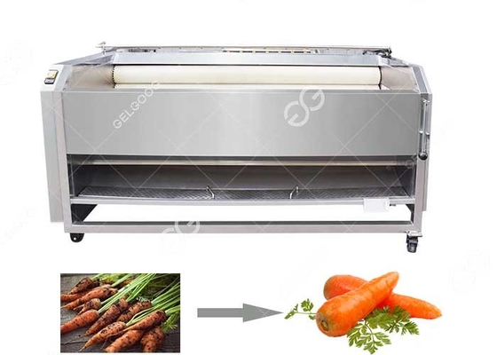 China Bürstenkarotten-Kartoffel-Waschmaschinen-Peeler-Karotten-Poliermaschine für Verkauf fournisseur