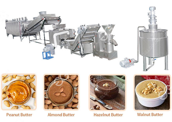 China Nuss-Butterschleifer Henans GELGOOG industrieller, hohe Automatisierungs-Erdnussbutter-Werkzeugmaschine fournisseur